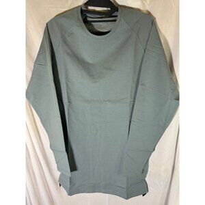 RawGear Men's Heavyweight Long‎ Sleeve T-Shirt, Teal, Size S, NWT